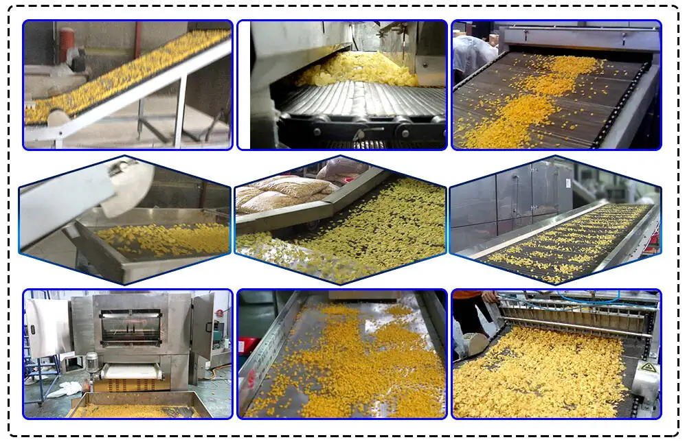 Site Pictures of Corn Flakes Processing Line