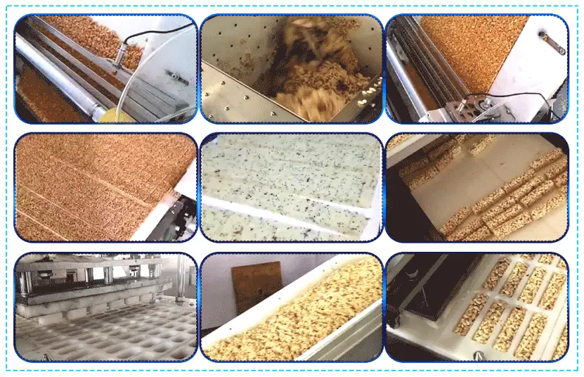 CEREALS BAR PRODUCTION LINE SPECIFICATIONS