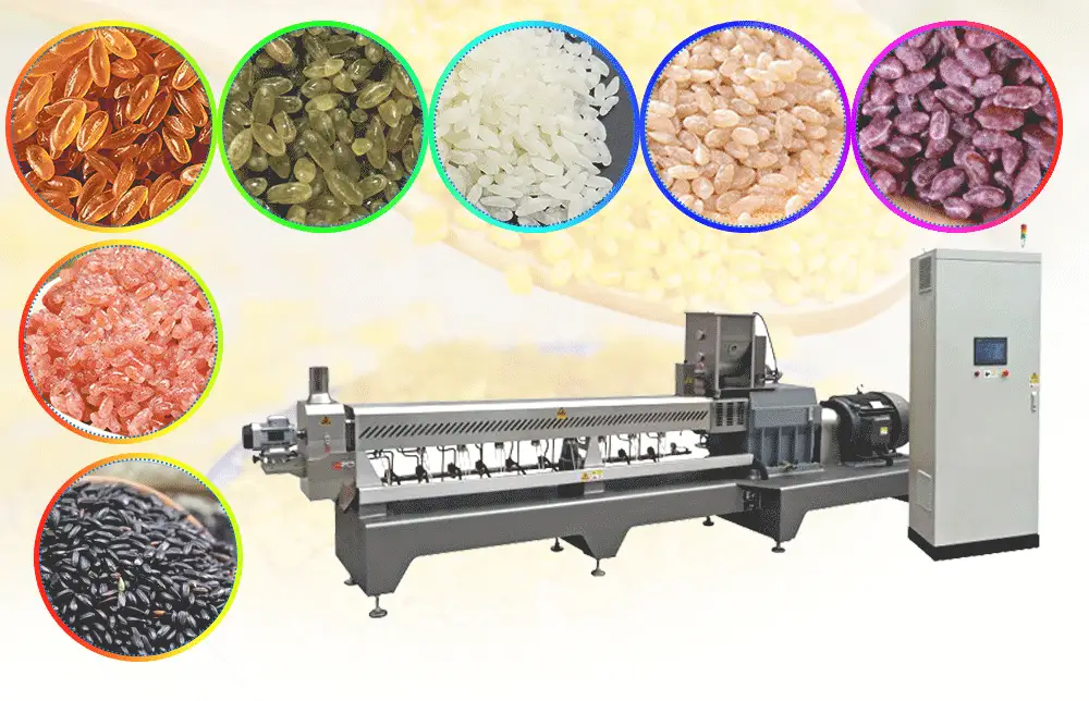 Artificial rice extruder machine